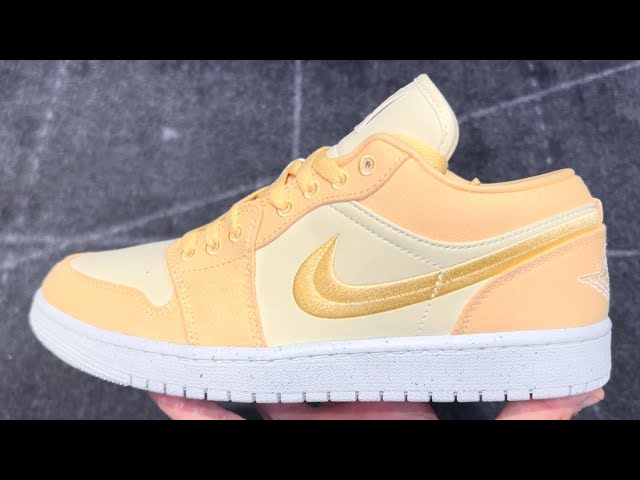 Air Jordan 1 Low SE Celestial Gold Women Shoes - YouTube