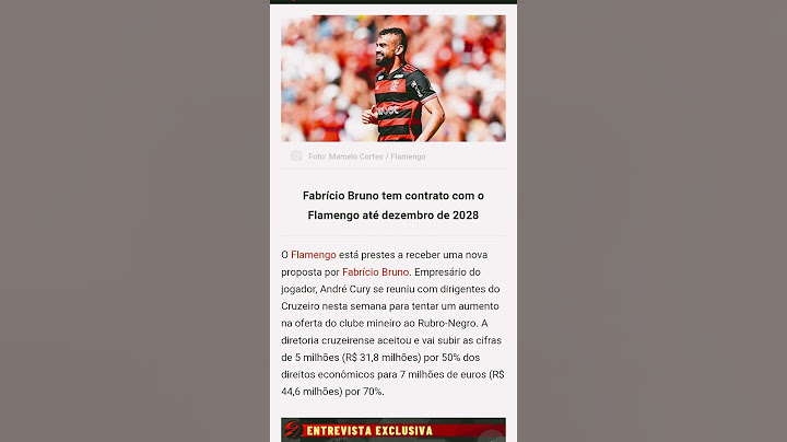 Cruzeiro sobe proposta por Fabrício Bruno. Imagens @ColunadoFla