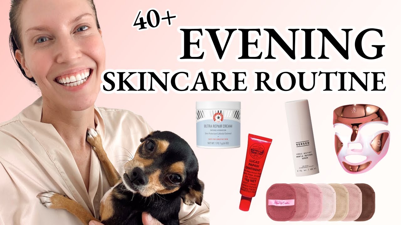 Get GLOWING Skin Over 40 with This Anti Aging Evening Skincare Routine ...