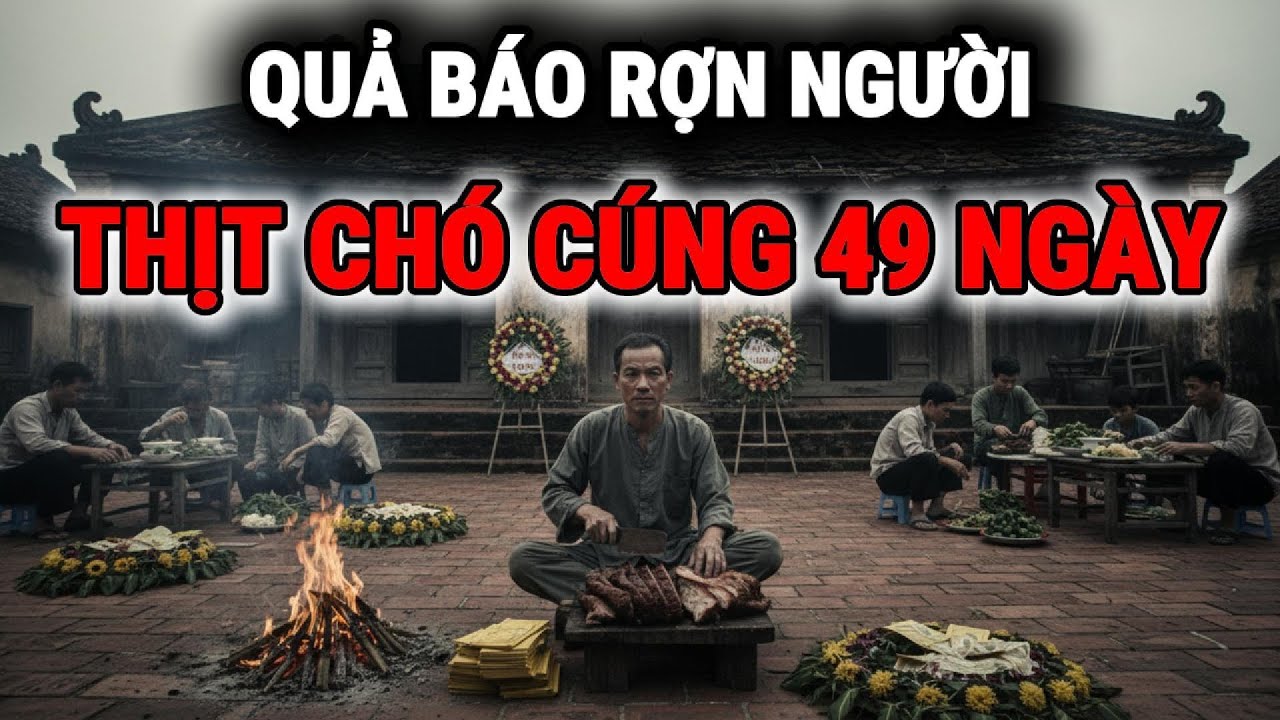THỊT CHÓ CÚNG 49 NGÀY - QUẢ BÁO SÁT SINH Rợn Người Khiến Cả Làng Rùng Mình