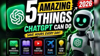 5 Amazing Things ChatGPT Can Do That You Probably Didn't Know #ChatGPT #AITools #Productivity