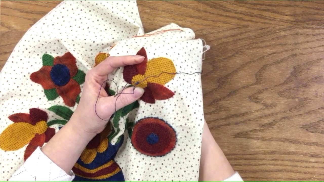 Patchwork Garden Drizzle Stitch Tutorial - YouTube