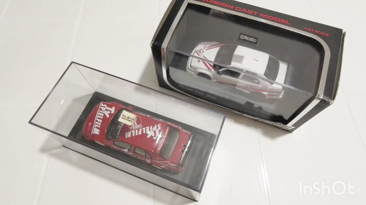 Miniature Alfa Romeo 155 V6 TI – Version Plain Body Blanche – 1993 – HPI Racing 1/43