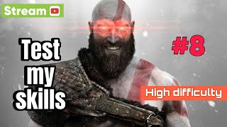 Качаем скил в God Of War: пере прохождение под стрим. Высокая сложность