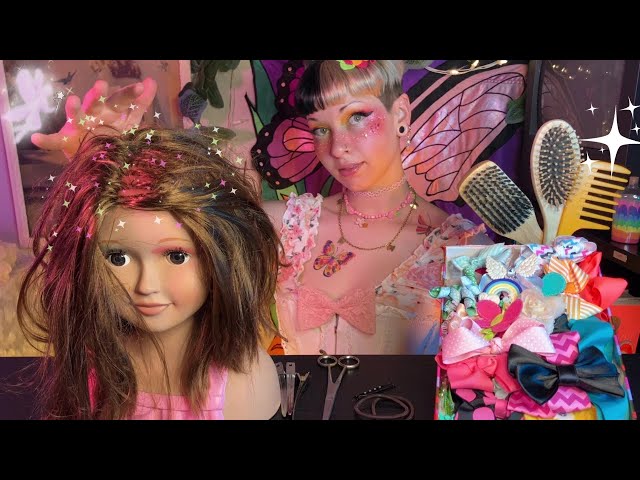ASMR 🧚 Magical HAIR Transformation 🎀 Roleplay With REAL Brushing And Styling