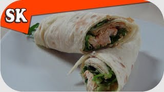 TORTILLA WRAP WITH CHICKEN - Budget Meal 003 screenshot 2