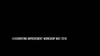 Cursive Handwriting Improvement Workshop