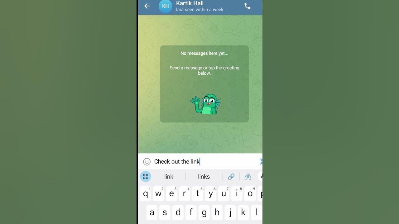 How to make a hyperlink in telegram without any bots #shorts #telegram ...