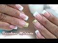 Unhas de Porcelana Moldada com Decoração encapsulada