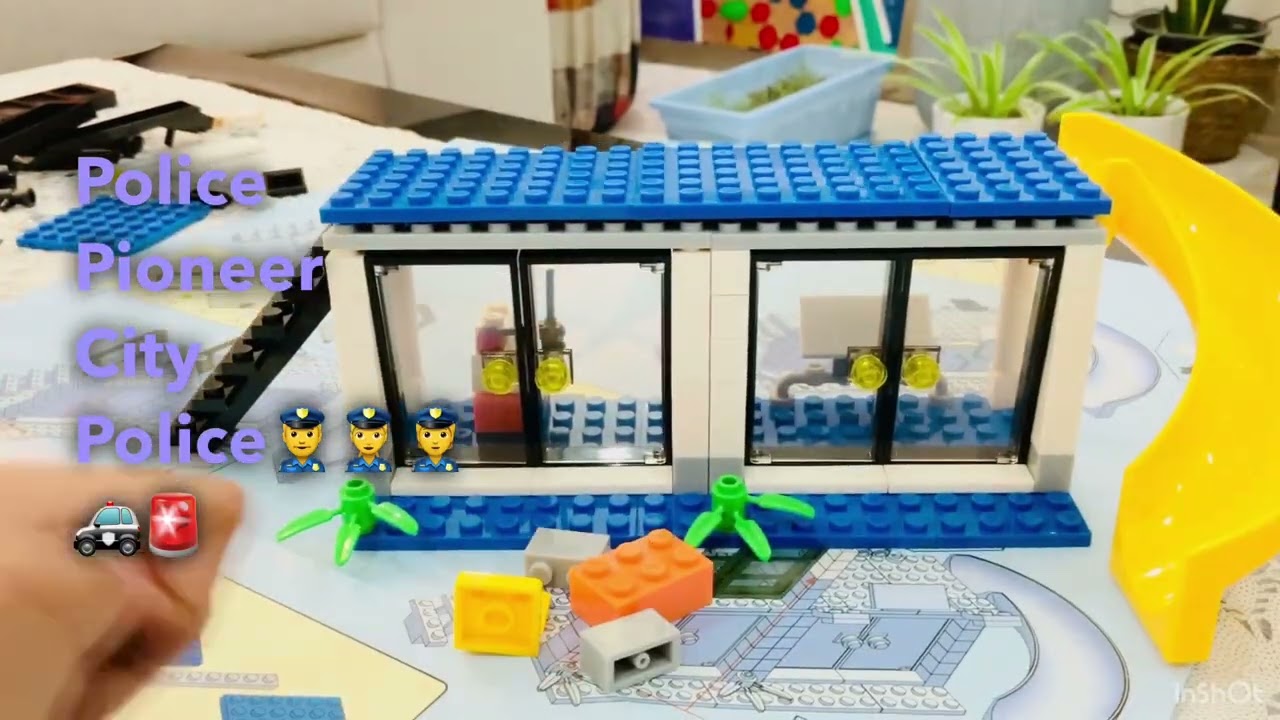 Let’s build Lego police station with me!! Lego city police pioneer!!👮‍♂️👮‍♂️🚓