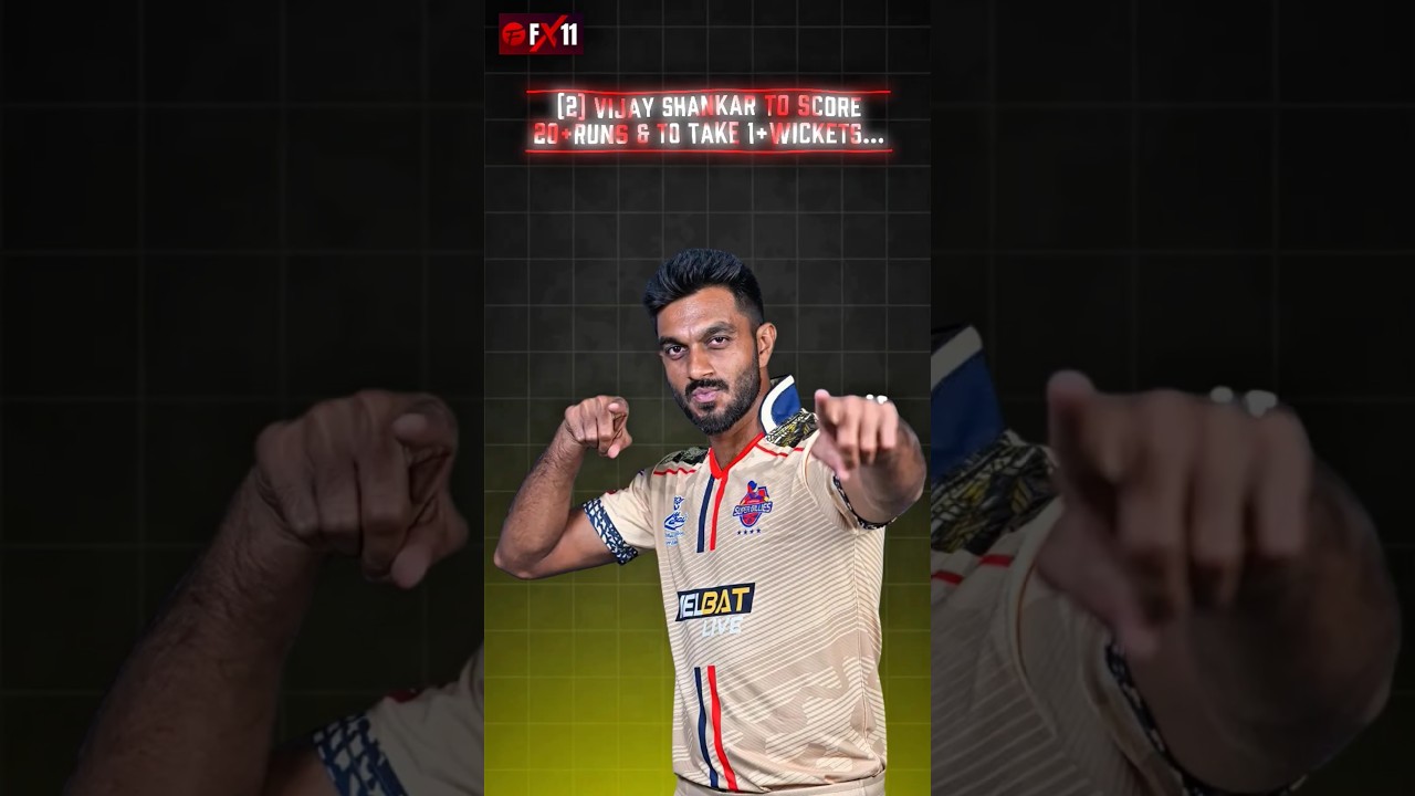 Vijay Shankar 💯? || CSG vs NRK 🔥 || CSG vs NRK Dream 11 Prediction || 