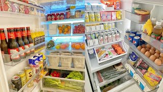 satisfying fridge restock tiktok compilation