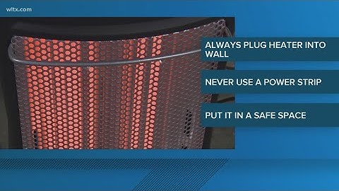 Fire officials share tips for safe use of space heaters