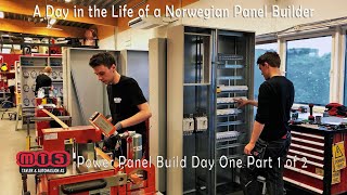 Life of a Norwegian Panel Builder @ MTS Tavler Power Panel Build Day One Part 1 of 2 with Timestamps