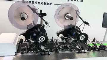 High speed variable data printing machine with 2 silver scratch labelling