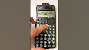How to Reset Casio fx-991 CW Calculator #shorts #calculator