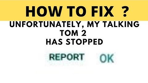 How To Fix Unfortunately My Talking Tom Has Stopped Error Android & Ios || FING 24