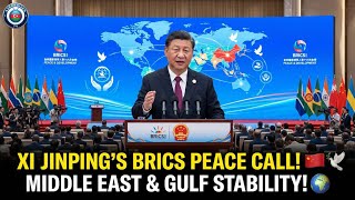 XI JINPING’S MIDDLE EAST PEACE CALL AT BRICS!  #Shorts #XiJinping #BRICS #Geopolitics