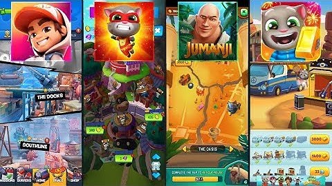 Subway Surfers City vs Talking Tom Hero Dash vs Jumanji Epic Run vs Talking Tom Gold Run