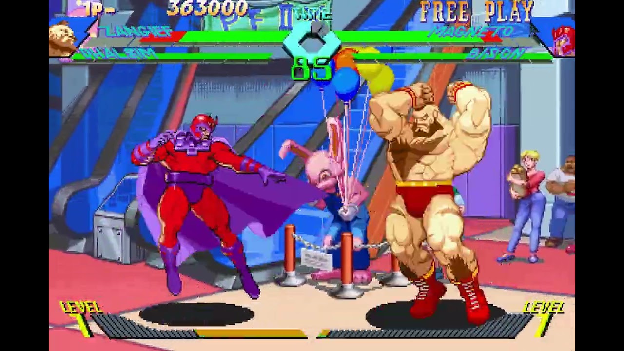X-Men vs. Street Fighter (ZANGIEF w/ Dhalsim) (Capcom) (Windows