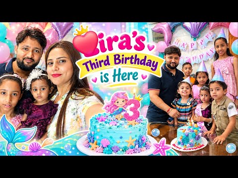 Ira's 3rd birthday vlog🎉 #celebrationvlog #birthdayvlog