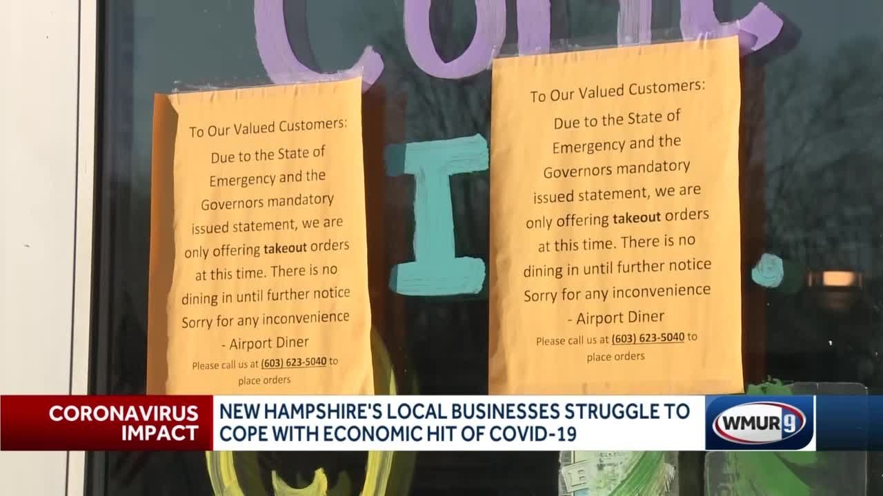 New Hampshire's local businesses struggle to cope with economic hit of COVID-19