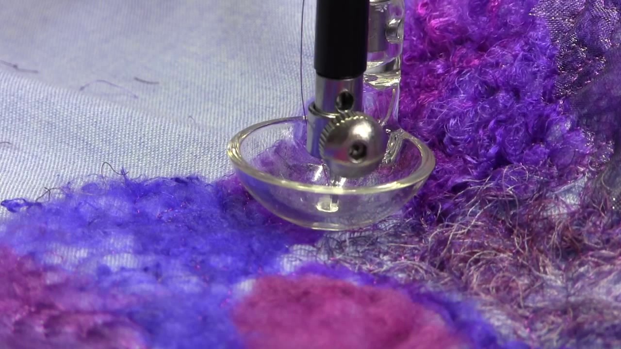 Handi Quilter Quilten mit dem "Glide Foot" YouTube