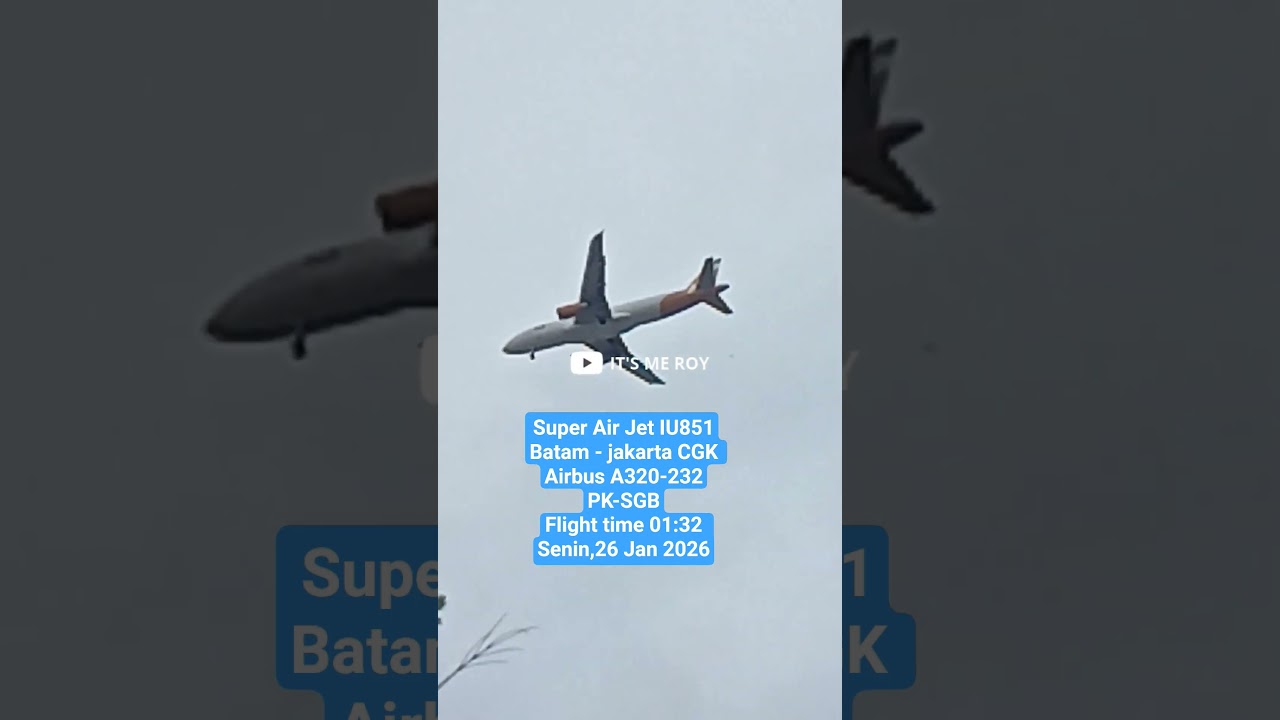 Flight Super Air Jet IU851 from Batam ( BTH)