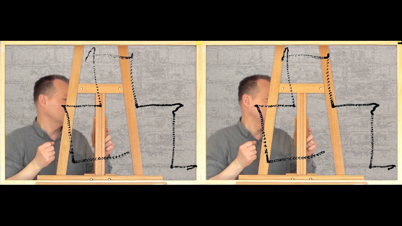 Space Painting in stereoscopic 3D