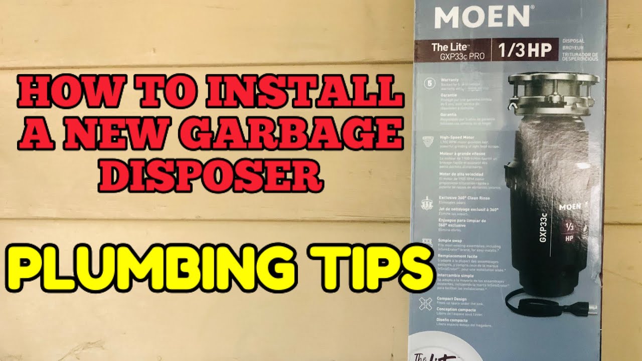 GARBAGE DISPOSER INSTALLATION TIPS