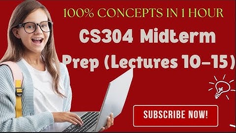 CS304 Mid Term Prep |  Lectures 16-18 |  1 Hour | Master OOP Deep Concept | virtual university |