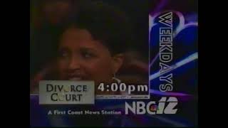 Wtlv-Tv Nbc 12 Divorce Court And Martha Stewart Promos 2005