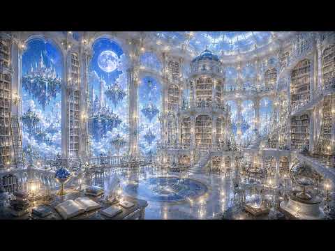【4K】Celestial Academy Library ✨ Magical Study Music for Reading, Writing & Focus