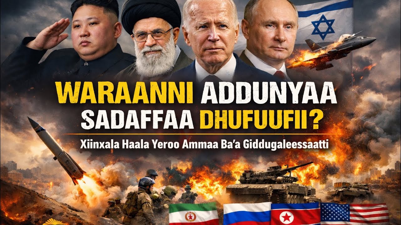 Haalli Addunyaa Hammaataa Jira; Waraanni Addunyaa Sadaffaa Balbala Dura ...