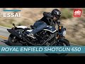 Essai moto  nouvelle royal enfield shotgun 650