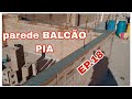 TIJOLO ECOLÓGICO GUARAREMA EP.18 fazendo canaleta do balcão pia da cozinha