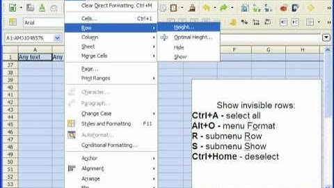 Delete Empty Rows in Calc
