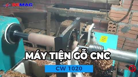 Tiện gỗ CNC 2 dao - CW 1020 | Máy tiện gỗ CNC