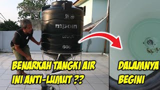 Kita buktikan benarkah tangki air Mpoin ini anti lumut