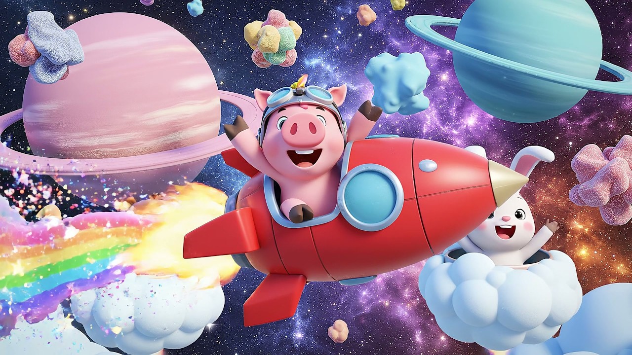 Nada, Nada, Nada tu Cerdito por el Cielo | Canciones Infantiles de Fantasía