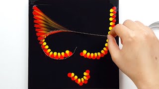 (289) Chain pull technique _ New style phoenix _ Acrylic Pouring _ Fluid acrylic _ Designer Gemma77