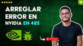 Cómo Arreglar el ERROR de la App de NVIDIA en WINDOWS 11 en 42S