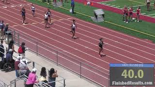 2021 TF - CIF-SS D3 Prelims (4x100 Relay, Girls - both heats)