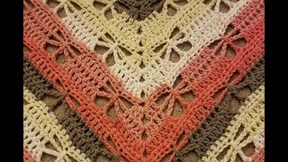 Part 1  The Butterfly Stitch Prayer Shawl Crochet Tutorial!