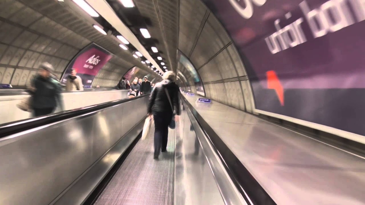 Waterloo travelator (sped up) YouTube