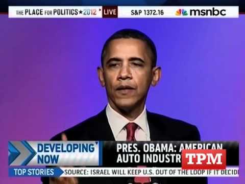 President Obama Dings Romney In UAW Speech