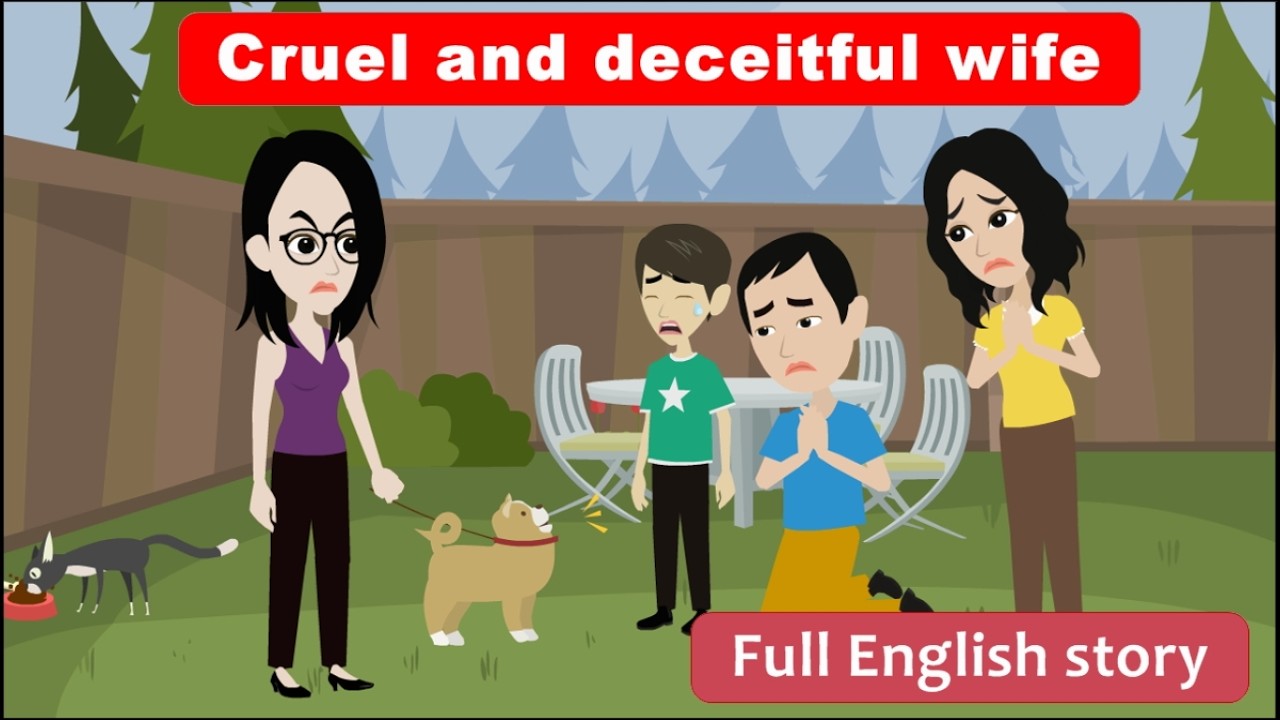 Жестокая и лживая жена | История на английском языке | Анимированные истории | Учите английский с...