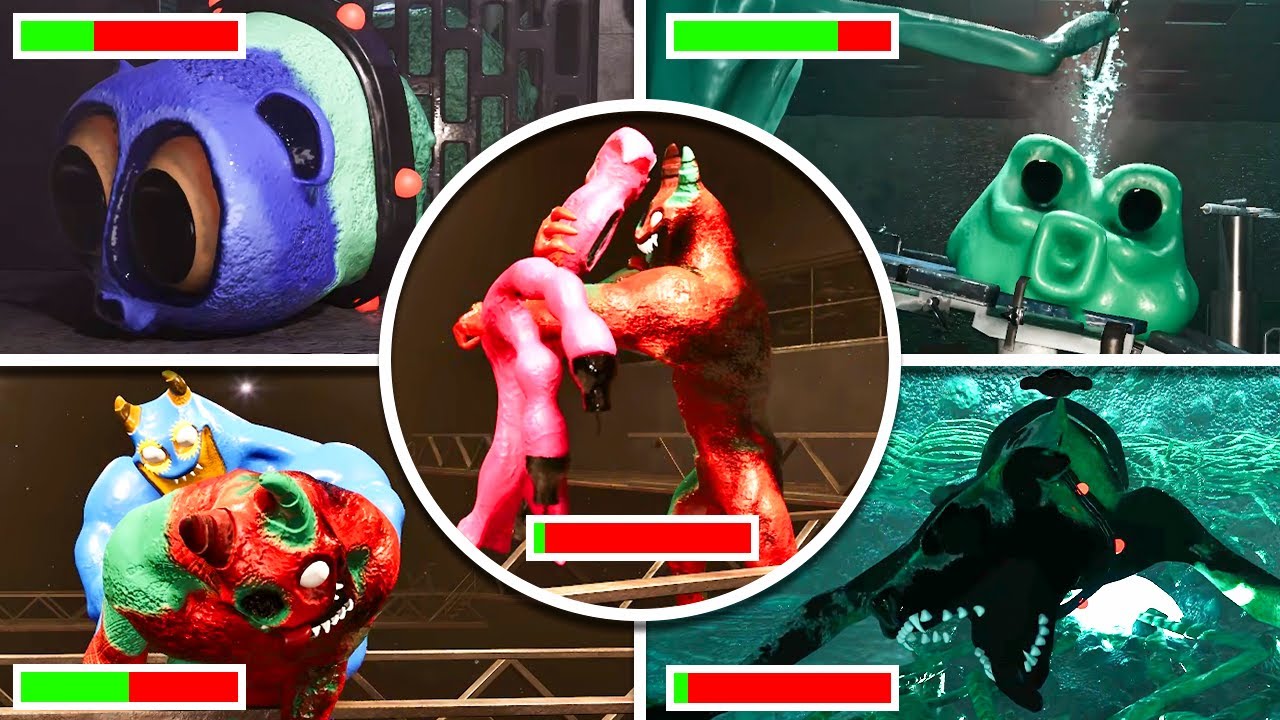 Garten of Banban 8 - All DEATHS With HEALTHBARS