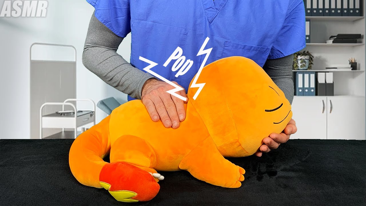 [ASMR] Pokémon Chiropractic Adjustment on Your Charmander | Whispering & Soft Spoken Roleplay