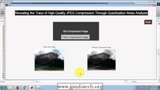 Revealing the Trace of High-Quality JPEG Compression Through Quantization Noise Analysis | MATLAB
